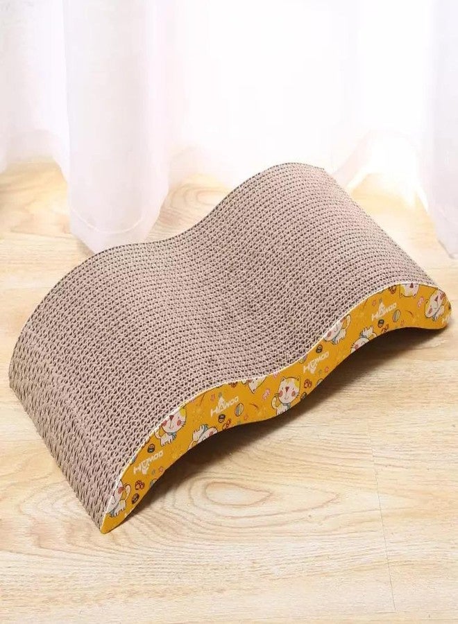 لوحة خدش للقطط من كيتو بيت، مصنوعة من الكرتون المقوى، بتصميم ذي ملمس خدش فاخر، عمود خدش متين للقطط، عبوة من قطعة واحدة